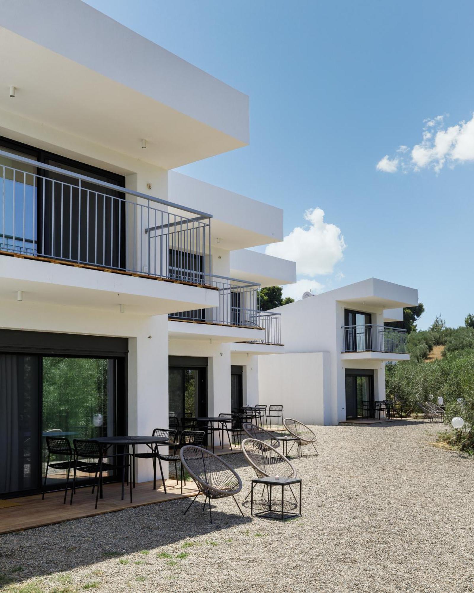 Olea Villas By Halu!, Cozy Villa In Nikiti Лагомандра Экстерьер фото